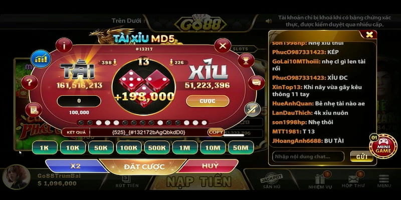 Chiến thuật chơi go88 tài xỉu hiệu quả