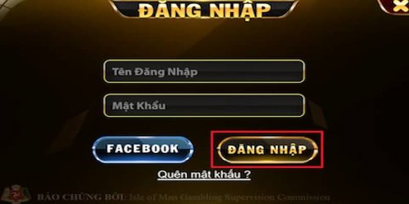 Các bước trong hướng dẫn đăng nhập go88