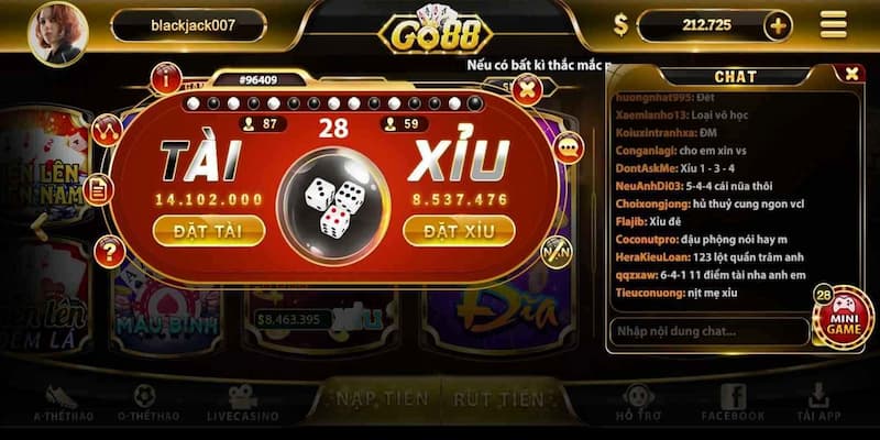 Các phiên bản tài xỉu