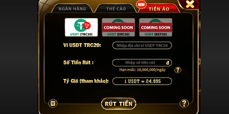 Cách rút tiền Go88