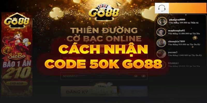 Code go88 Hướng dẫn chi tiết nhận và sử dụng code go88