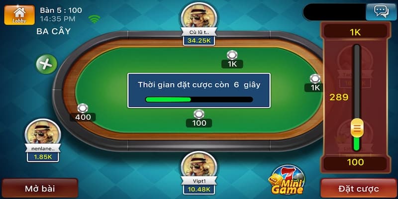 Ba cây online Luật chơi ba cây online cơ bản