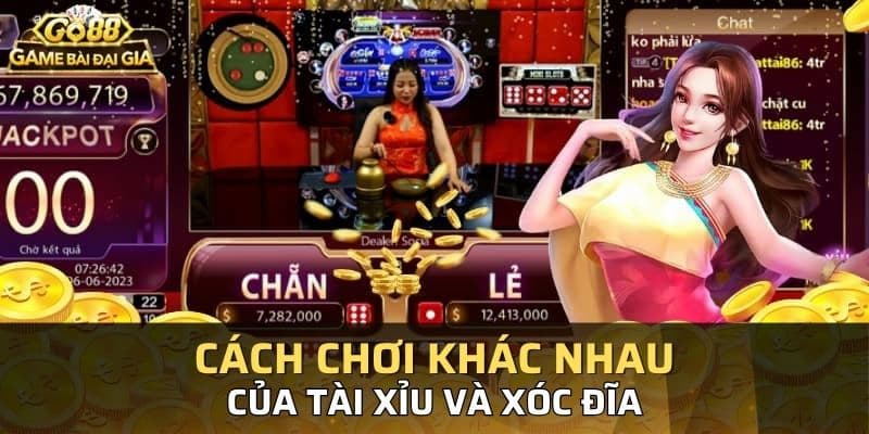 So sánh chi tiết để phân biệt tài xỉu và xóc đĩa