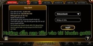 Cách nạp tiền Go88